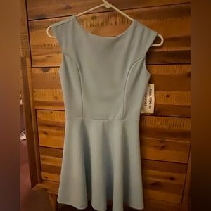 Baby blue dress